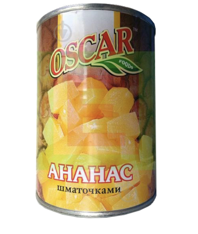 Ананас Oscar шматочками 580мл